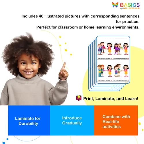 Object Pronoun: They (Giving to Me) – Printable PDF for Kids