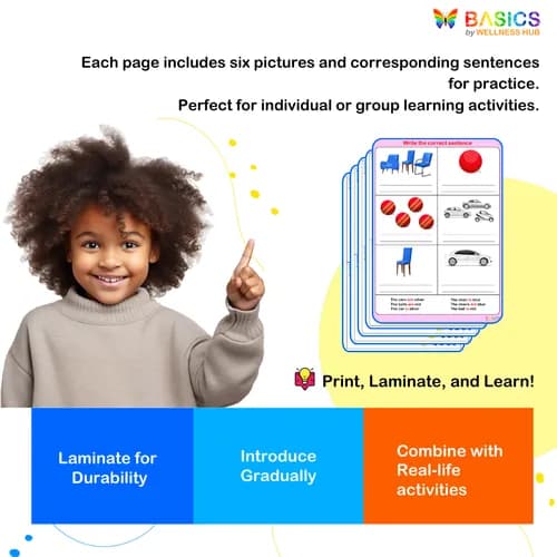 Write the Correct Grammar – Colors: Printable PDF for Kids preview 4