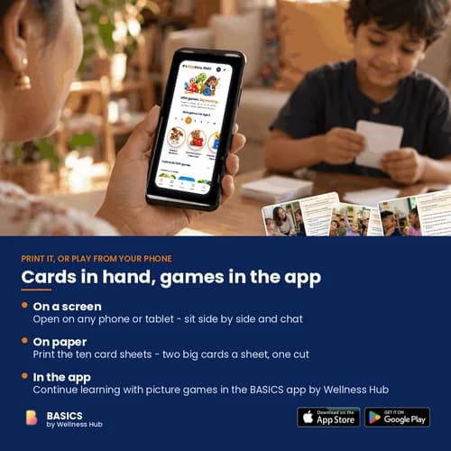 Friends & School Conversation Cards — 20 Printable Picture Cards and 200 After-School Questions for Kids – page 5 preview
