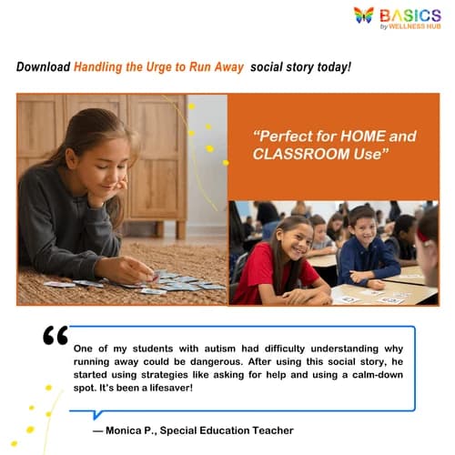 Handling the Urge to Run Away – Social Story for Safety & Self-Regulation