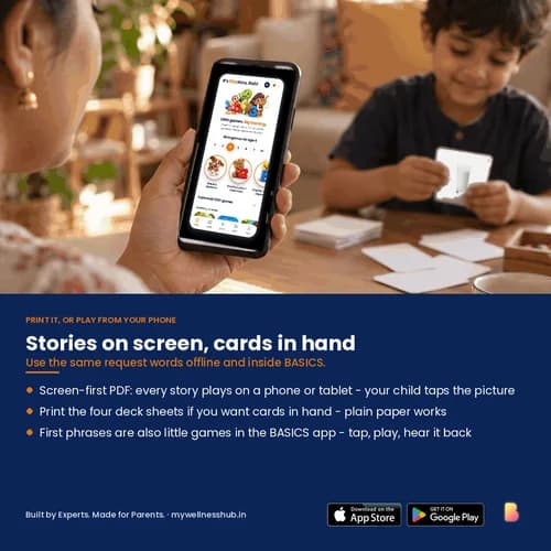 Help the Animals Rescue Stories — 12 Printable Picture Stories for Practising First Request Phrases – page 5 preview