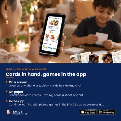 Home & Every Day Conversation Cards — 20 Printable Picture Cards and 200 Questions about Family and Daily Routine – page 5 preview