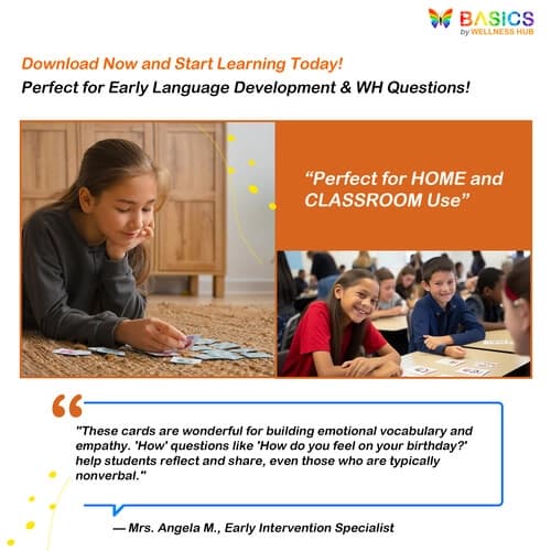 How Do You Feel? WH Questions About Emotions (Printable PDF)