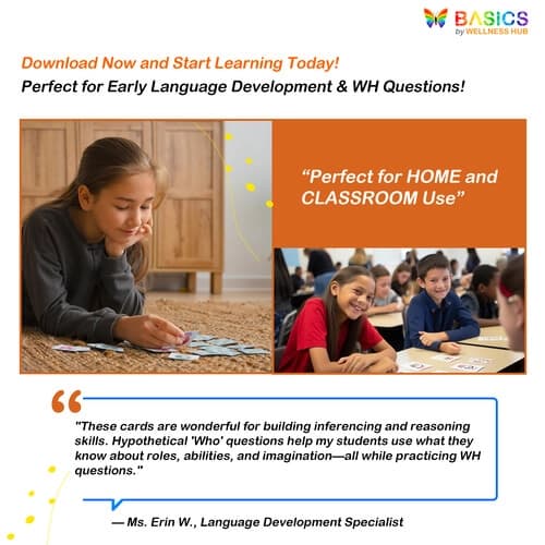 Hypothetical Who Questions – Professions Flashcards for Kids (Printable PDF)