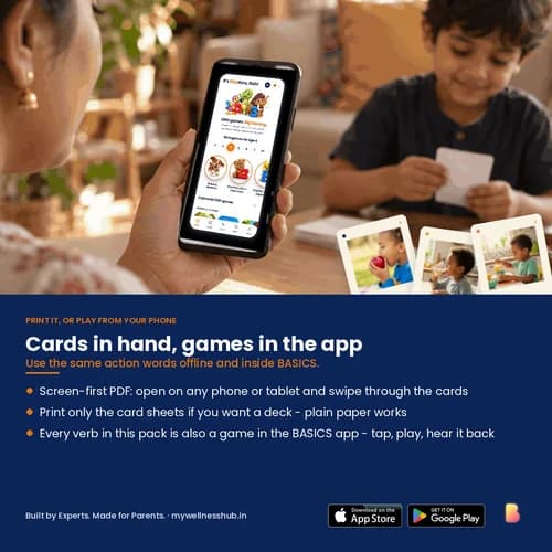 Mealtime Action Words — 45 Printable Eating, Drinking, Cooking and Pouring Phrase Flashcards – page 5 preview