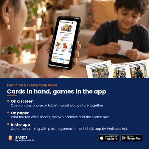 Too Close or Just Right? Judge Deck — 60 Printable Personal Space Cards with Paddles and Space Mat – page 5 preview