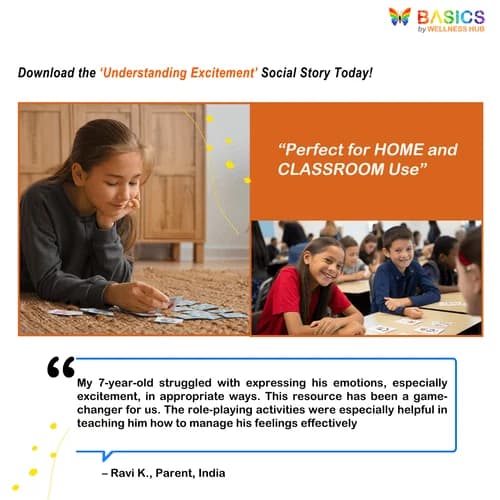 Understanding Excitement: Social Story and Activities for Kids