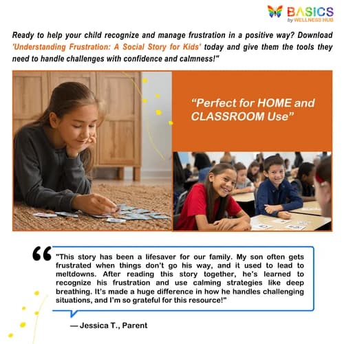 Understanding Frustration: A Social Story for Kids with Activities
