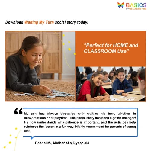 Waiting My Turn – Social Story for Patience and Taking Turns