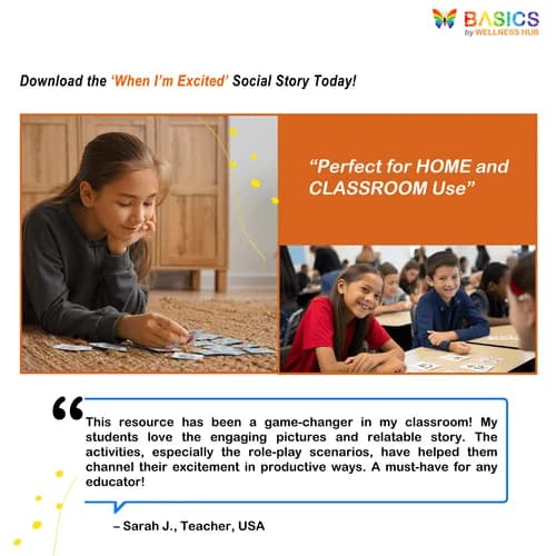 When I’m Excited: Social Story with Activities for Emotional Growth preview 5
