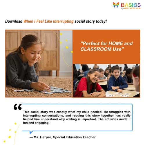 When I Feel Like Interrupting – Social Story for Self-Control