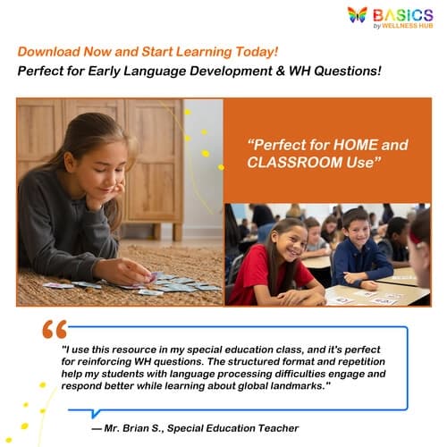 Where Are These Places? WH Questions – Landmarks & Geography (Free Printable PDF)