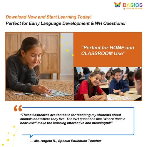 Where Questions in Nature – Printable Flashcards on Animals & Habitats