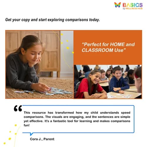 FAST & SLOW – Learn Comparison Words Through Pictures