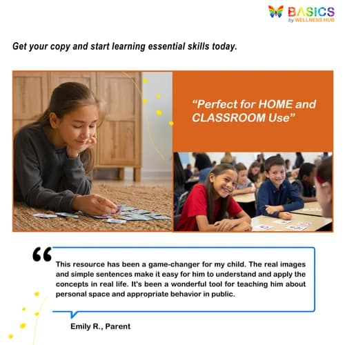 Keeping My Hands to Myself Social Story – Printable PDF for Kids