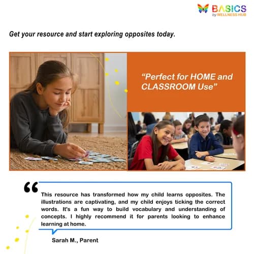 OPPOSITES – Tick the Correct Word: Interactive Learning PDF