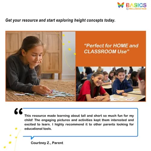 Tall and Short Comparison Worksheets: Fun Activities for Kids