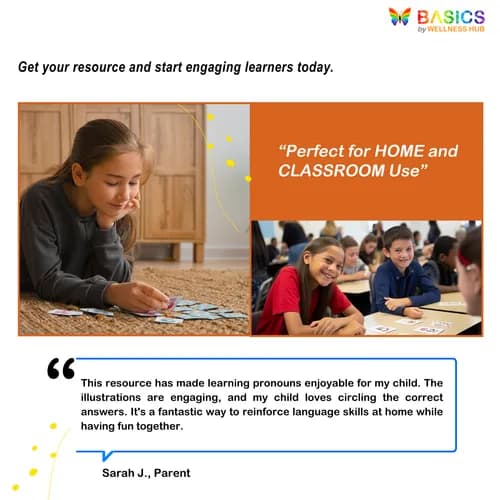 This & That – Circle the Correct Pronoun Activity for Kids