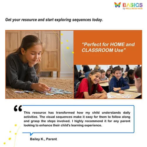 Sequencing Concepts: Visual Worksheets for Daily Activities