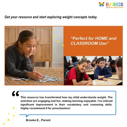 Heavy and Light Concepts: Printable PDF for Kids