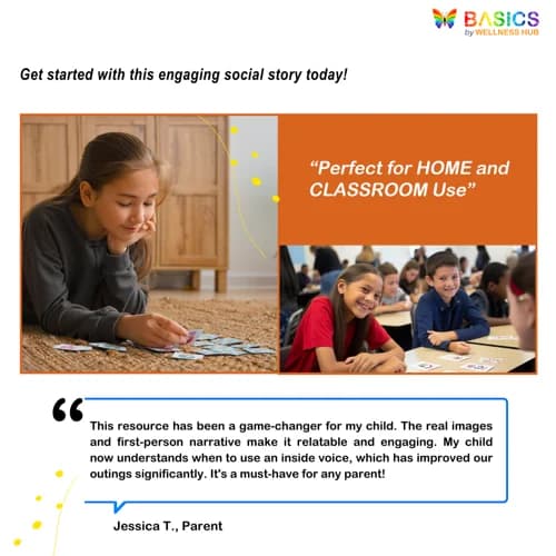 Using Inside Voices Social Story – Printable PDF for Kids