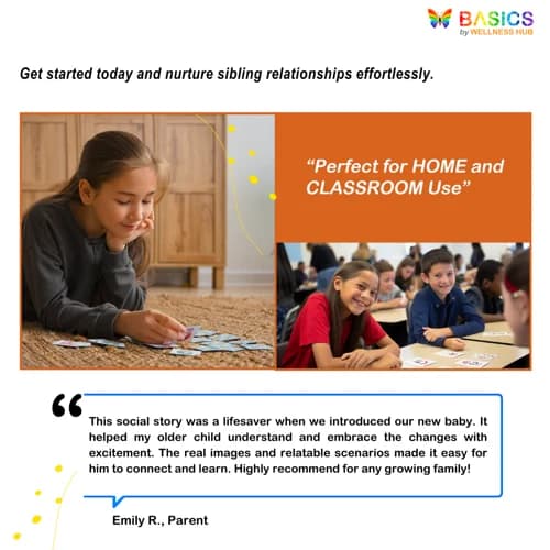 Welcoming a New Sibling – Social Story with Activities