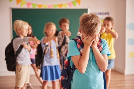 A student being bullied