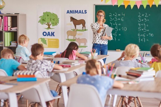 Students in classroom