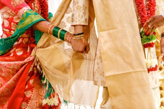 A Couple during marriage