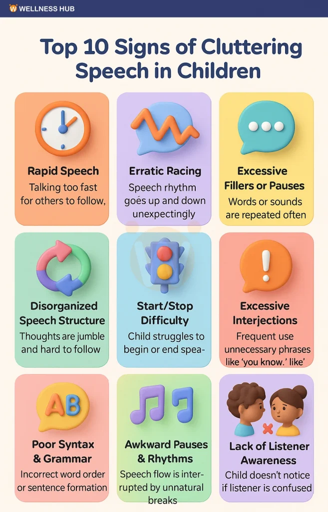 Signs of Cluttering Speech