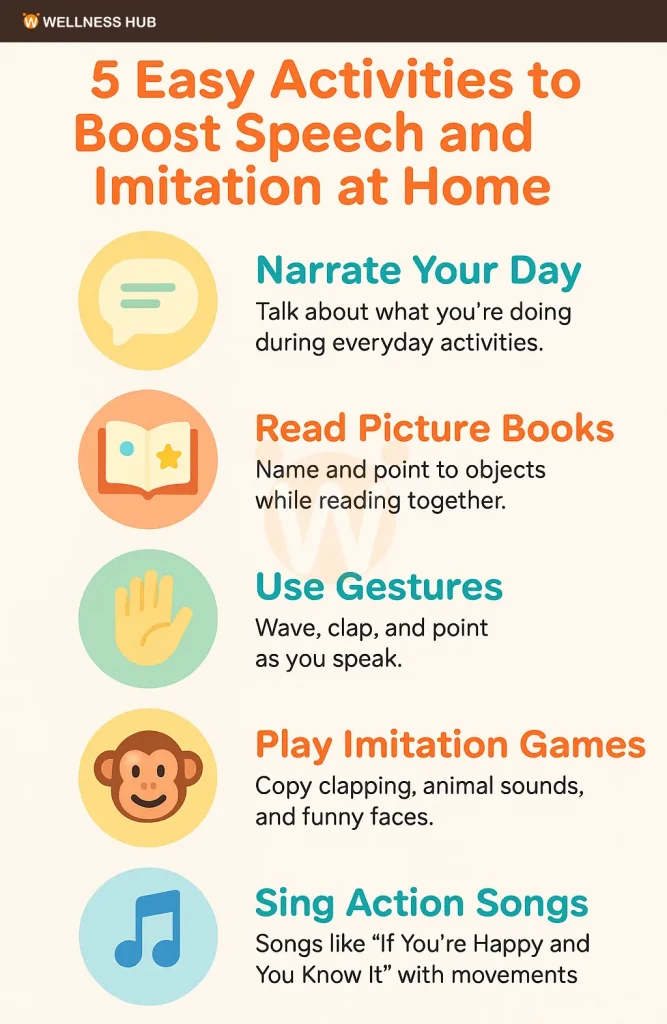 5 Easy Activities to Boost Speech and Imitation at Home