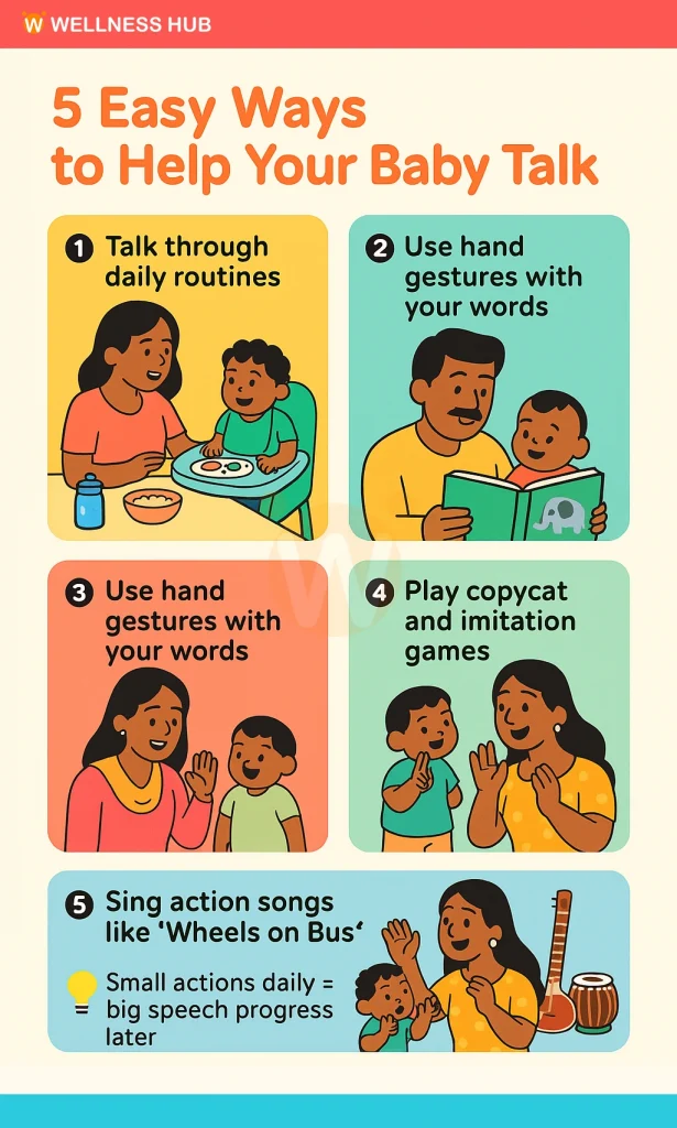 5 Easy Ways to Help Your Baby Talk