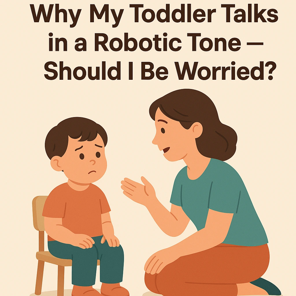 Why My Toddler Talks in a Robotic Tone — Should I Be Worried?