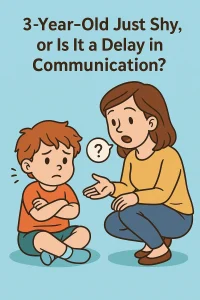 Is My 3-Year-Old Just Shy, or Is It a Delay in Communication?