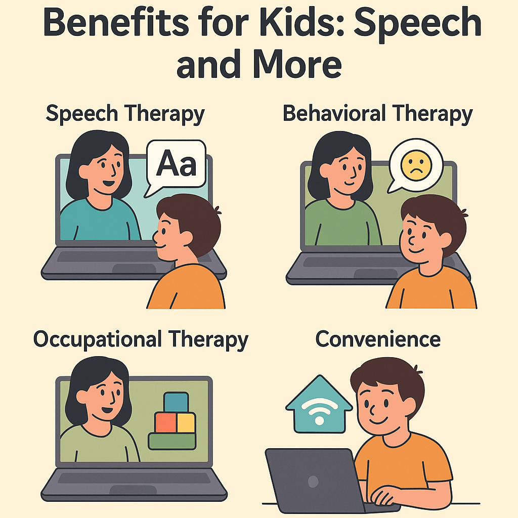Key Online Therapy Benefits for Kids: Speech and More