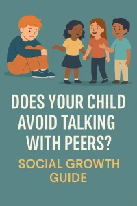 Does Your Child Avoid Talking With Peers? Social Growth Guide
