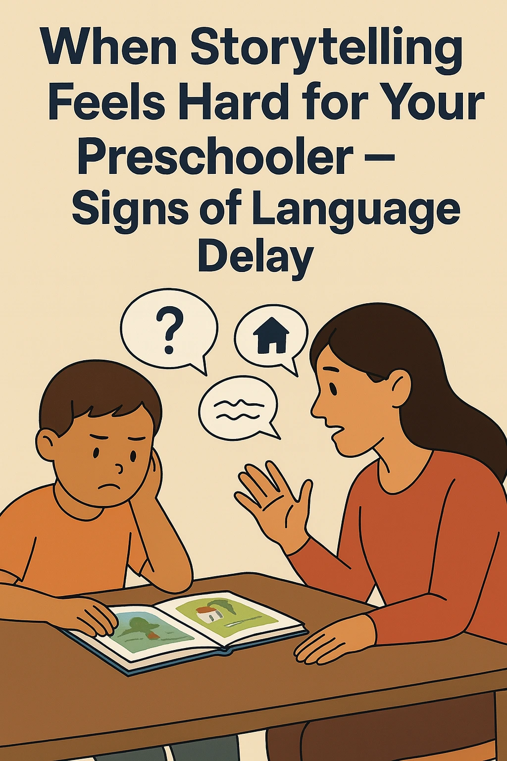 When Storytelling Feels Hard for Your Preschooler — Signs of Language Delay