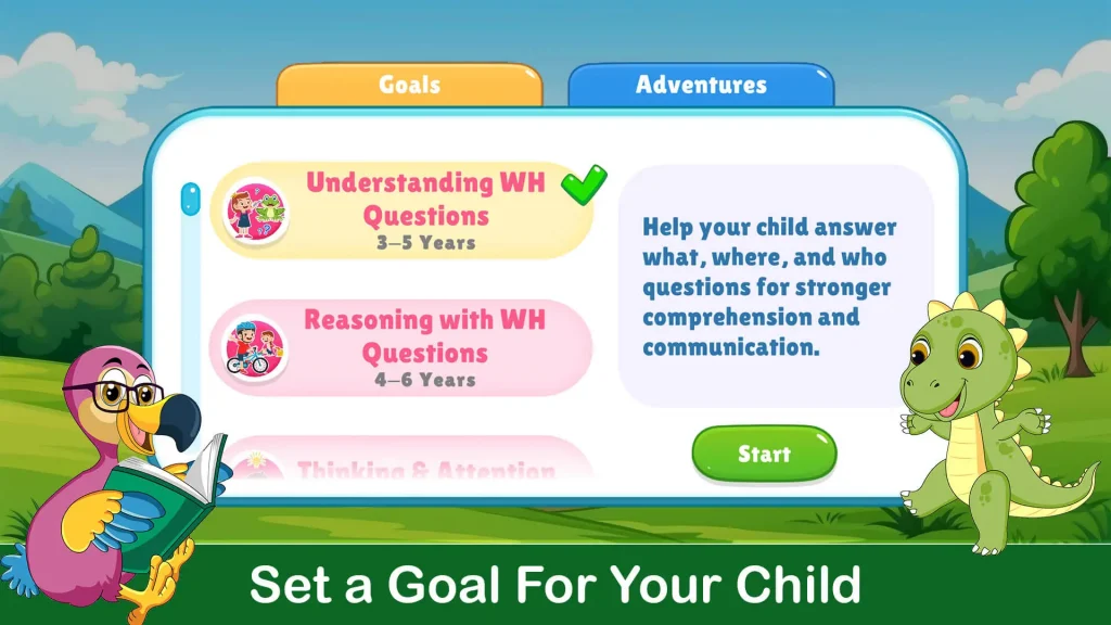 Speech therapy app for kids – BASICS interactive learning game
