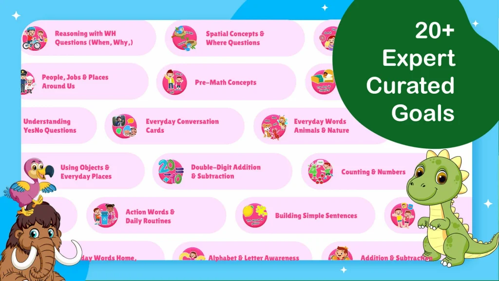 expert curated goals - wellness hub