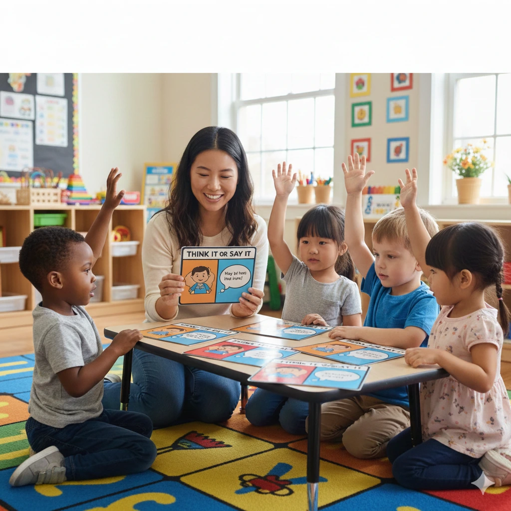 10+ Think It or Say It Activities for Kids | Social Skills