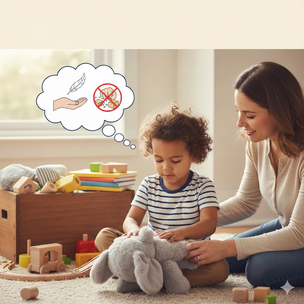 Why Is My Child So Rough With Toys? Helping Hands Learn Gentle Control