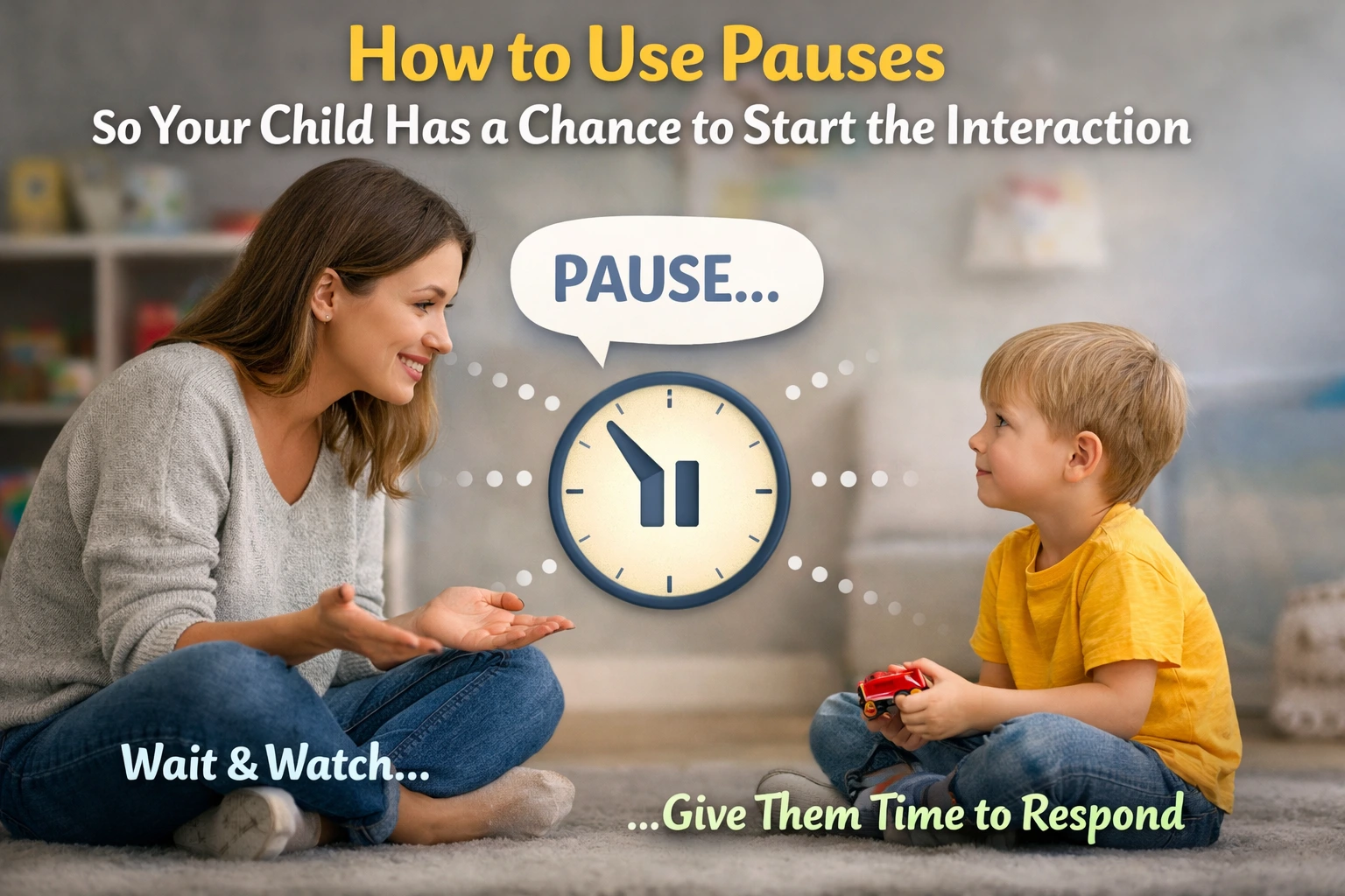 How to Use Pauses So Your Child Has a Chance to Start the Interaction