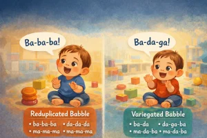 Reduplicated vs Variegated Babble: What Those Sounds Mean in Real Life