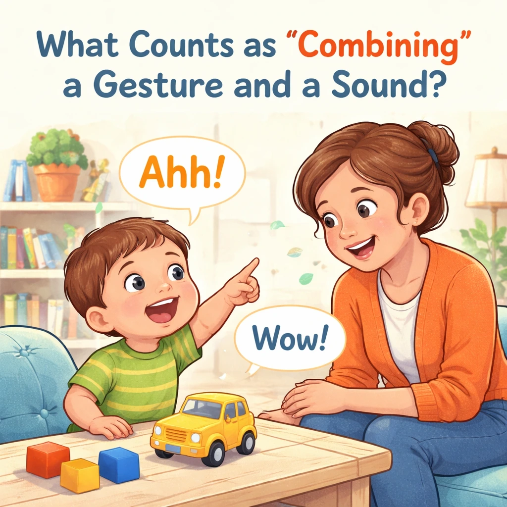 What Counts as “Combining” a Gesture and a Sound? Real-Life Examples Parents Recognize