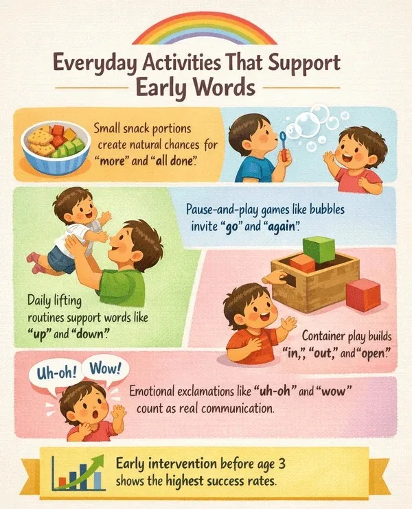 Everyday Activities That Support Early Words