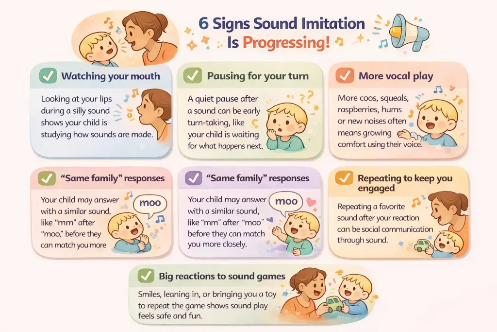 Signs of sound imitation