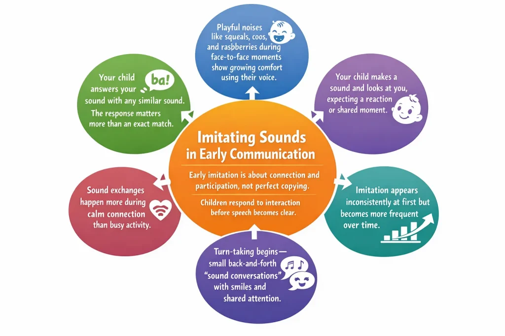 Imitating Sounds in Early Communication
