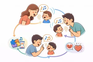 How to Get More Sound “Back-and-Forth” Without Pressuring Your Child