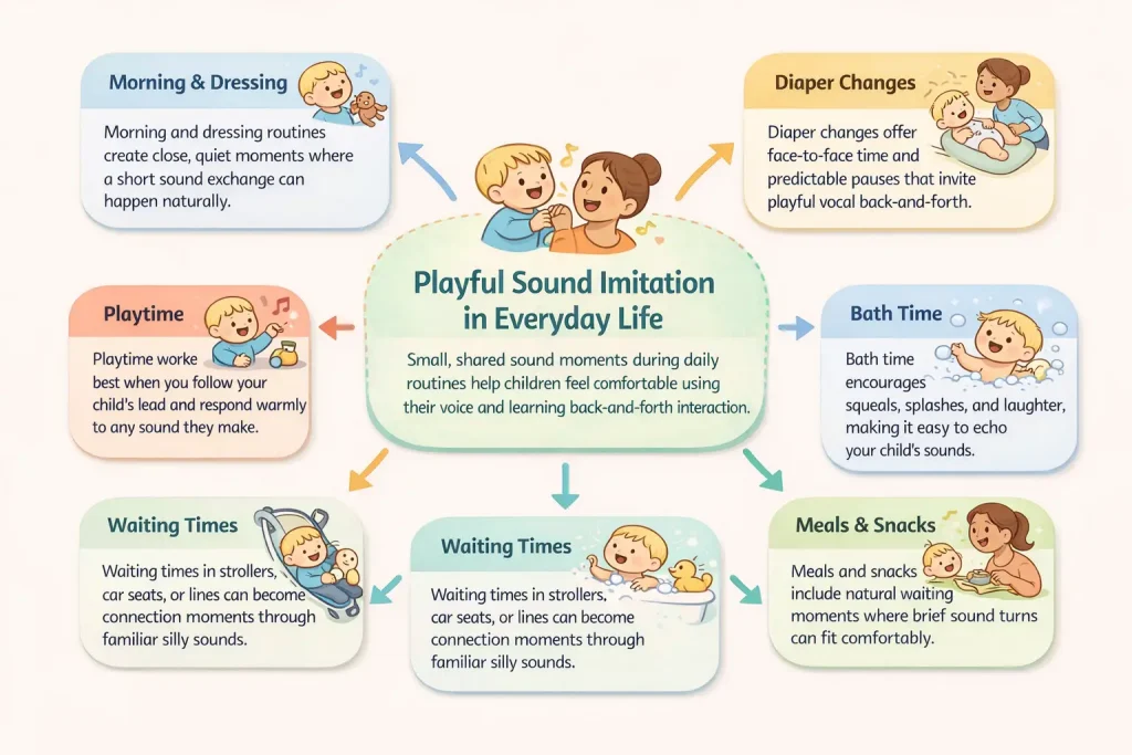 Playful Sound Imitation in Everyday Life