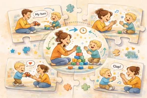 What Counts as Turn-Taking? Small Signs Your Child Is Learning (Even If It’s Messy)
